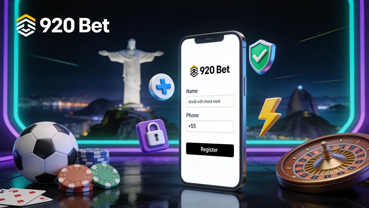 920 bet no Brasil — Como criar uma conta na 920 bet?